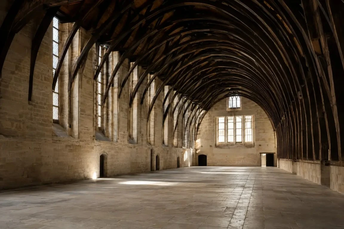 Palais de justice de Rouen, Salle des procureurs monumentale et charpente historique