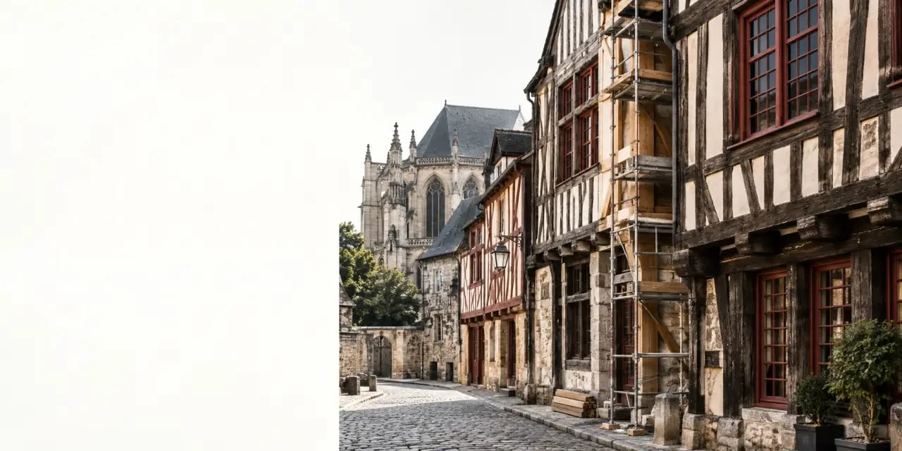 Préservation du patrimoine Rouen : façades historiques et bâtiments anciens restaurés