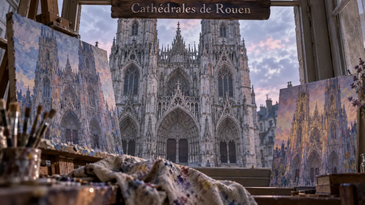 Cathédrales de Rouen Claude Monet, analyse histoire des arts