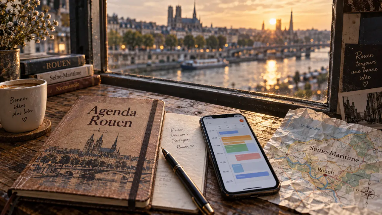 Sortir rouen ce week end : agenda d’événements sur table