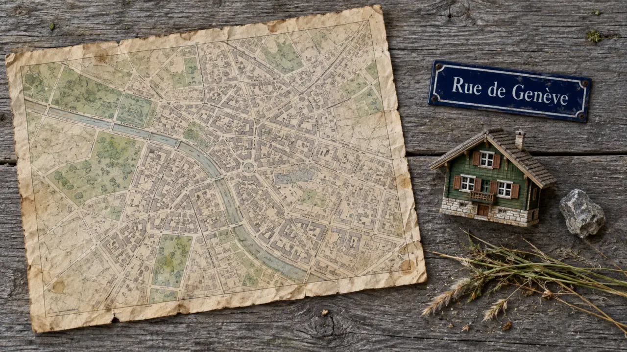 Vallon Suisse à Rouen, histoire des rues suisses et chalets